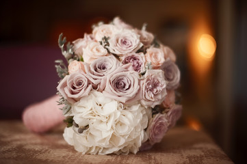 wedding bride's bouquet