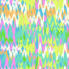 colorful smudged ikat print - seamless background