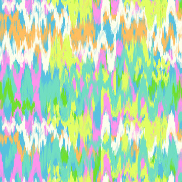 colorful smudged ikat print - seamless background