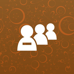 Add new user account flat icon for apps