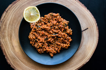Kisir / Turkish Bulgur Wheat Salad.