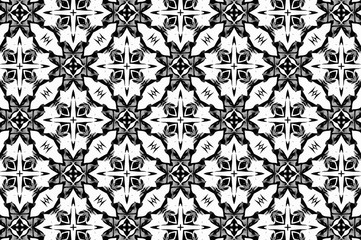 Black-and-white ornament with a gray tint. 25
