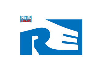RE Initial Logo for your startup venture