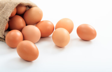 Eggs out of a sackcloth