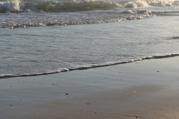 Beach waves from Algarve in Portugal. Vacation destinations