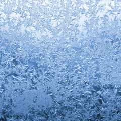 cold winter frost background - 120739235