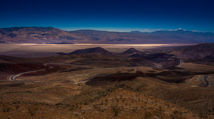Fototapeta na wymiar Death Valley Landscape from Father Clowley Point