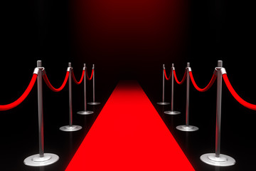 Red Carpet with Clipping PATH