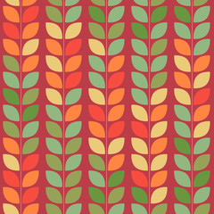 Geometric pattern in leaves