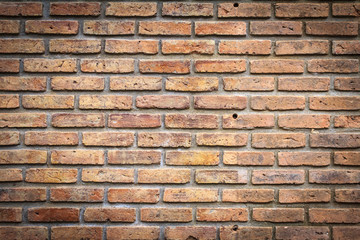 Brick wall texture pattern or brick wall background for interior or exterior design with copy space for text or image.