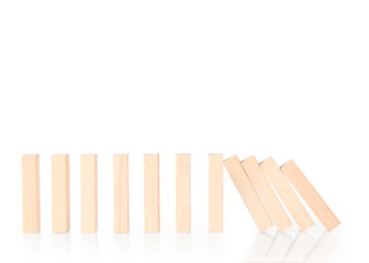 dominoes continuous toppled