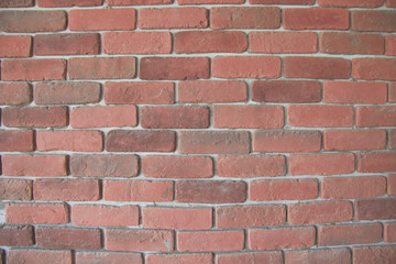 Background of red brick wall pattern texture. Great for graffiti