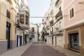 Fototapeta na wymiar Ibiza town