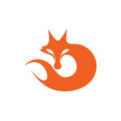 Modern Fox Logo Image Vector Icon