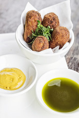spanish portuguese beef pork fried croquette croquetes snack foo