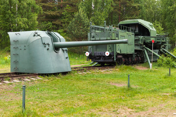 Military monument in Krasnaya Gorka fort
