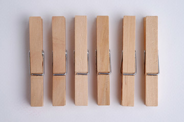 Wooden cloth.
