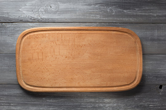cut board on wooden