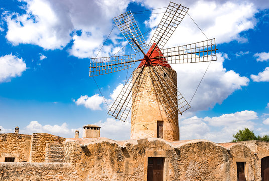 Windm&uuml;hle Spanien Mallorca
