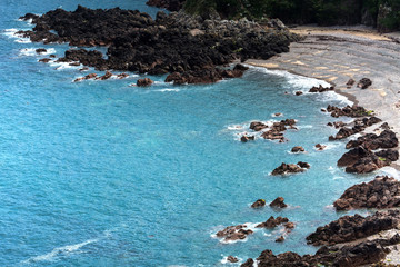 Obraz premium Cliffs on the island of Jersey in England