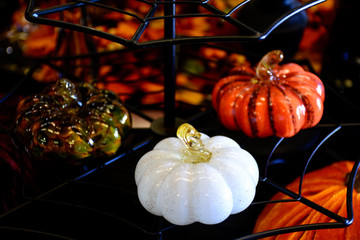 Different Colors Glass Pumpkin