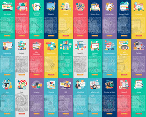 Creative Process Vertical Banner Concept