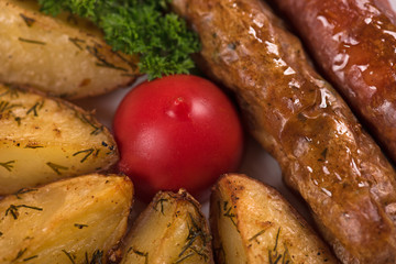 Delecious grilled wieners