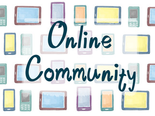 Online Community Sharing Communication Society Concept
