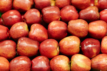 Ripe red apples