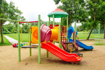 colourful children playground