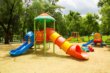 colourful children playground