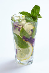 summer lemonade isolated