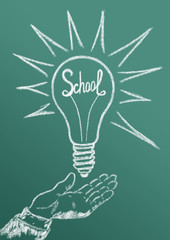The school as a power source of science with ideas, knowledge, d