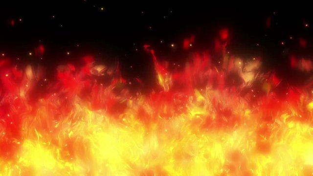 アニメ調炎　ループ