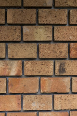 Obraz premium Black brick wall 