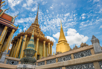 The grand palace of Bangkok the capital cities of Thailand.