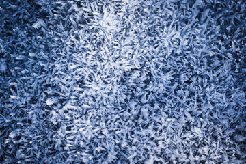 Ice crystals background