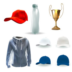 advertising surface with space for logos, advertising, souvenirs