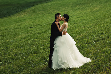 asian newlyweds in italy