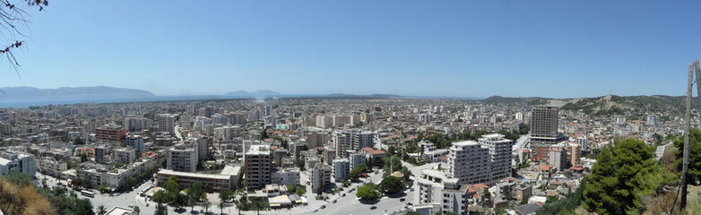 Fototapeta na wymiar Vlore city, Albania