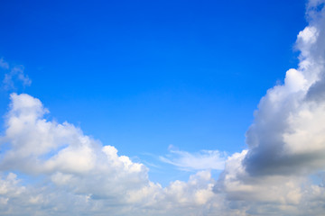 Clouds and blue sky 