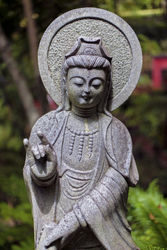Budda stone monument.