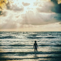 sonnenuntergang am meer