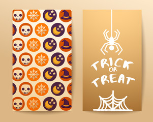Halloween Flat Elements : Vector Illustration