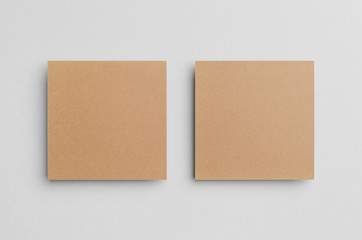 Kraft Square Flyer / Invitation Mock-Up