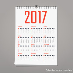 calendar 2017 Design