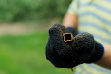 Stainless Steel Square Tube Lateral View