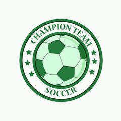 Illustration of soccer game background 