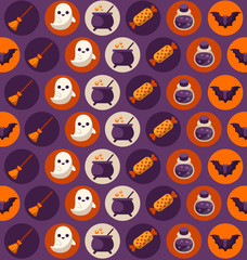 Halloween Flat Elements : Vector Illustration