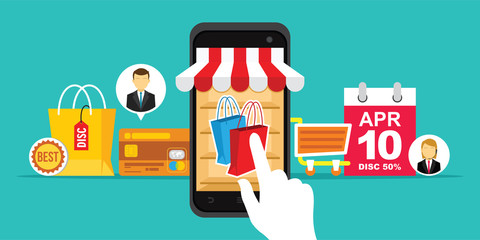 ecommerce easy mobile shopping online store